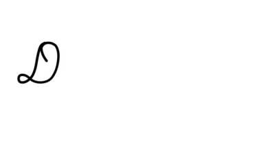 Altı El Yazısı ve Gotik Yazı Tipinde Çiselemeli Dekoratif El Yazısı Canlandırması