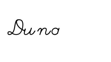 Zindan Dekoratif El Yazısı Animasyonu Altı El yazısı ve Gotik Yazı Tipi