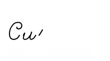 Altı El Yazısı ve Gotik Yazı Tiplerinde Kültür Dekoratif El Yazısı Animasyonu