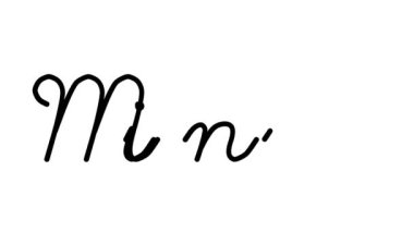 Minsk Dekoratif El Yazısı Animasyonu Altı El yazısı ve Gotik Yazı Tipi