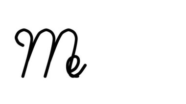 Altı El Yazısı ve Gotik Yazı Tiplerinde Meta Dekoratif El Yazısı Animasyonu