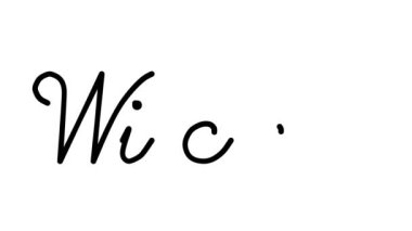 Wicca Dekoratif El Yazısı Animasyonu Altı El yazısı ve Gotik Yazı Tipi