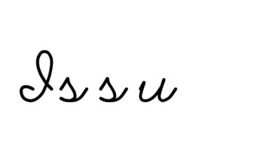 Altı El Yazısı ve Gotik Yazı Tiplerinde Dekoratif El Yazısı Animasyonu