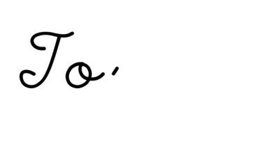 Topaz Dekoratif El Yazısı Animasyonu Altı El yazısı ve Gotik Yazıtipi