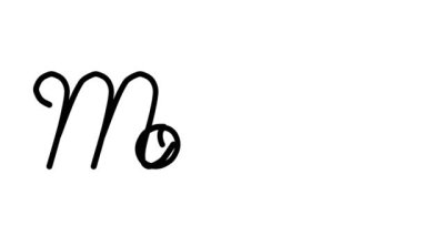 Altı El Yazısı ve Gotik Yazı Tipiyle Motel Dekoratif El Yazısı Animasyonu