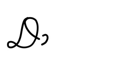 Altı El Yazısı ve Gotik Yazı Tiplerinde Dekoratif El Yazısı Animasyonu