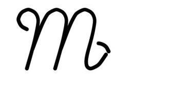 Altı El Yazısı ve Gotik Yazı Tiplerinde Dekoratif El Yazısı Animasyonu