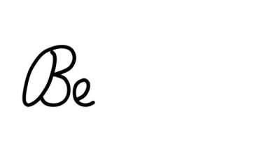 Altı El Yazısı ve Gotik Yazı Tipiyle Beech Dekoratif El Yazısı Animasyonu