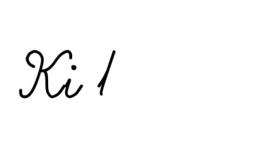 Altı El Yazısı ve Gotik Yazı Tipiyle Kedi Kedisi Dekoratif El Yazısı Animasyonu