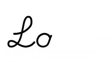 Dantel Dekoratif El Yazısı Animasyonu Altı El yazısı ve Gotik Yazı Tipi