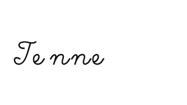 Tennessee Dekoratif El Yazısı Animasyonu Altı El yazısı ve Gotik Yazı Tipi