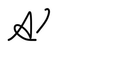 Altı El Yazısı ve Gotik Yazı Tiplerinde Afro Dekoratif El Yazısı Animasyonu