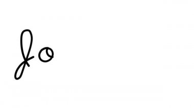 Altı El Yazısı ve Gotik Yazı Tiplerinde Jordan Dekoratif El Yazısı Animasyonu