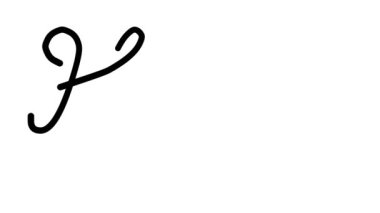 Altı El Yazısı ve Gotik Yazı Tipiyle Umut Dekoratif El Yazısı Animasyonu