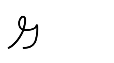 Altı El Yazısı ve Gotik Yazı Tiplerinde Martı El Yazısı Animasyonu