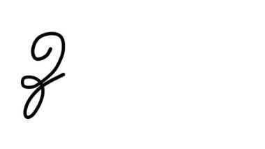 Zebra Dekoratif El Yazısı Animasyonu Altı El yazısı ve Gotik Yazıtipi