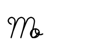 Altı El Yazısı ve Gotik Yazı Tiplerinde Model Dekoratif El Yazısı Animasyonu