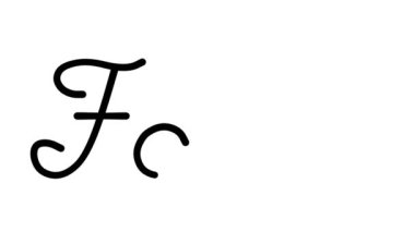 Altı El Yazısı ve Gotik Yazı Tiplerinde Hızlı Dekoratif El Yazısı Animasyonu