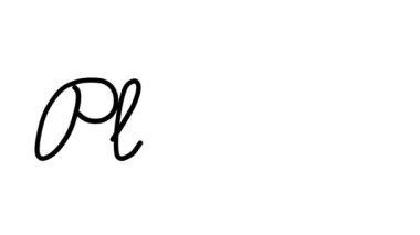 Pense Dekoratif El Yazısı Animasyonu Altı El yazısı ve Gotik Yazı Tipi