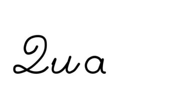 Quark Dekoratif El Yazısı Animasyonu Altı El yazısı ve Gotik Yazı Tipleri