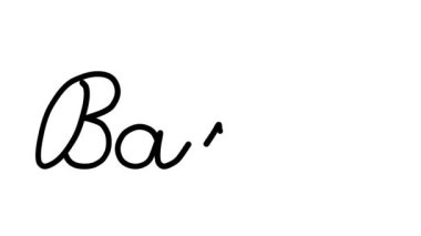 Altı El Yazısı ve Gotik Yazı Tiplerinde Temel Dekoratif El Yazısı Animasyonu