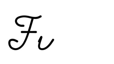 Yakıt Dekoratif El Yazısı Animasyonu Altı El yazısı ve Gotik Yazı Tipi