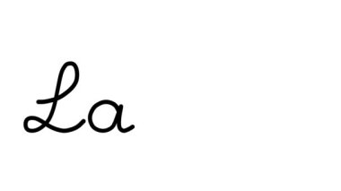 Altı El Yazısı ve Gotik Yazı Tiplerinde İşçi Dekoratif El Yazısı Animasyonu