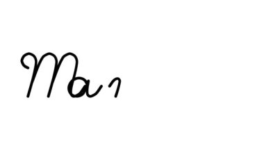 Gübre Dekoratif El Yazısı Animasyonu Altı El yazısı ve Gotik Yazı Tipi