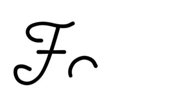 Altı El Yazısı ve Gotik Yazı Tiplerinde Dekoratif El Yazısı Animasyonu