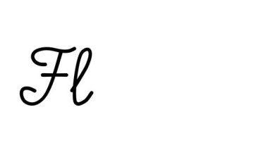 Altı El Yazısı ve Gotik Yazı Tiplerinde Flash Dekoratif El Yazısı Animasyonu