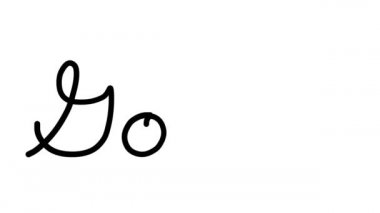 Altı El Yazısı ve Gotik Yazı Tiplerinde Güzel Dekoratif El Yazısı Animasyonu