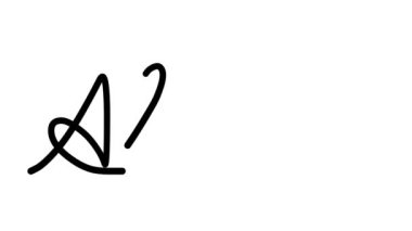 Altı El Yazısı ve Gotik Yazı Tiplerinde Alba Dekoratif El Yazısı Animasyonu