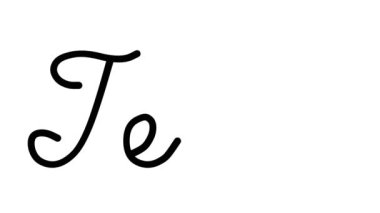 Altı El Yazısı ve Gotik Yazı Tiplerinde Metin Dekoratif El Yazısı Animasyonu