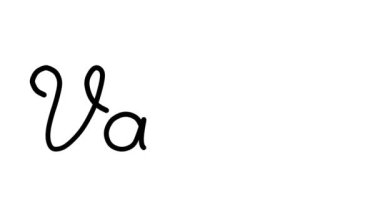 Altı El Yazısı ve Gotik Yazı Tiplerinde Kapakçık Dekoratif El Yazısı Canlandırması