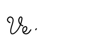 Kadife Dekoratif El Yazısı Animasyonu Altı El yazısı ve Gotik Yazı Tipi