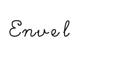 Altı El Yazısı ve Gotik Yazı Tipinde Zarif El Yazısı Animasyonu