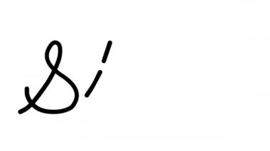 Altı El Yazısı ve Gotik Yazı Tiplerinde Yıldız Dekoratif El Yazısı Animasyonu