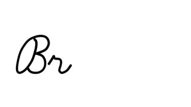 Altı El Yazısı ve Gotik Yazı Tiplerinde Marka Dekoratif El Yazısı Animasyonu