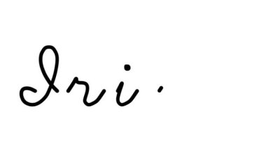 İrlanda Dekoratif El Yazısı Animasyonu Altı El yazısı ve Gotik Yazı Tipi