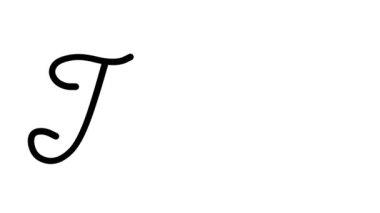 Altı El Yazısı ve Gotik Yazı Tiplerinde Flor Dekoratif El Yazısı Animasyonu