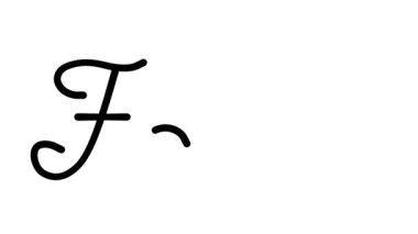 Yüz Dekoratif El Yazısı Animasyonu Altı El Yazısı ve Gotik Yazı Tipi