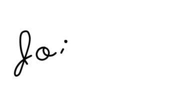 Altı El Yazısı ve Gotik Yazı Tiplerinde Doğaçlama Dekoratif El Yazısı Animasyonu