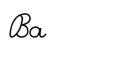 Altı El Yazısı ve Gotik Yazı Tiplerinde Rozet Dekoratif El Yazısı Animasyonu