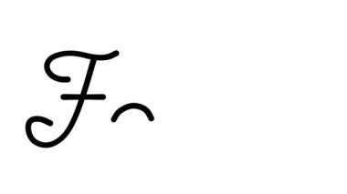 Altı El Yazısı ve Gotik Yazı Tipiyle Adil Dekoratif El Yazısı Animasyonu