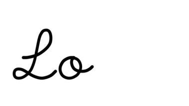 Altı El Yazısı ve Gotik Yazı Tiplerinde Dekoratif El Yazısı Animasyonuna Bak