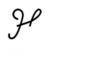 Altı El Yazısı ve Gotik Yazı Tiplerinde Haze Dekoratif El Yazısı Animasyonu