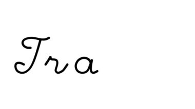 Altı El Yazısı ve Gotik Yazı Tiplerinde Seyahat Dekoratif El Yazısı Animasyonu