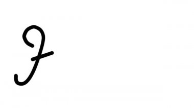 Cehennem Dekoratif El Yazısı Animasyonu Altı El Yazısı ve Gotik Yazı Tipiyle