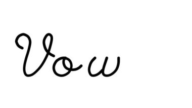 Altı El Yazısı ve Gotik Yazı Tipi ile Dekoratif El Yazısı Animasyonu