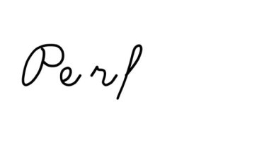 Altı El Yazısı ve Gotik Yazı Tipinde Parfüm Dekoratif El Yazısı Animasyonu